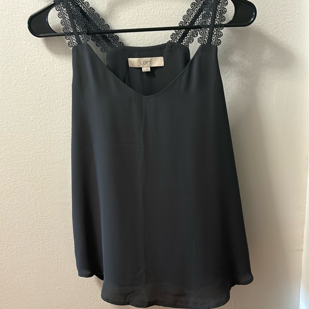 Double lined grey blouse
